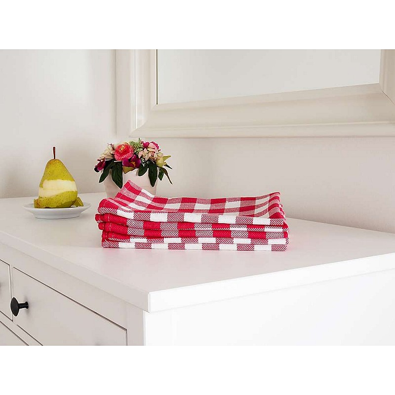 Kuhinjska krpa KARIN 50x70 - Rdeča
