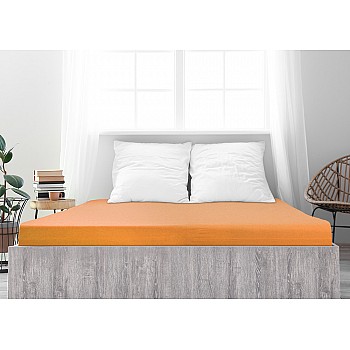 Jersey bombažna rjuha MAKO - losos Velikost: 120x200