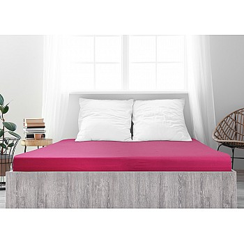 Jersey bombažna rjuha MAKO - fuchsia Velikost: 90x200