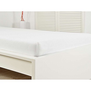 Jersey otroška bombažna rjuha - bela Velikost: 70x140 cm