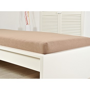 Jersey bombažna rjuha IDEAL - oreh Velikost: 90x200