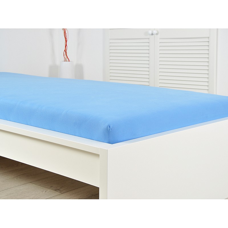 Frotirna rjuha IDEAL - nebesno modra Velikost: 180x200
