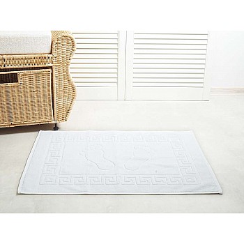 Kopalniška podloga iz frotira 50x70 TOP HOTEL - Bela