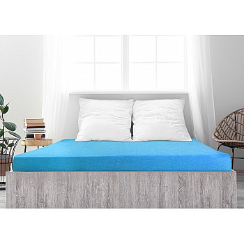 Frotirna rjuha PERFECT - turkizno modra Velikost: 140-160x200