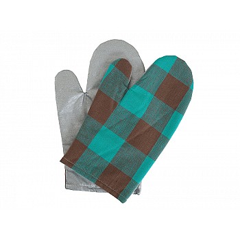 Kuhinjske rokavice z magnetom in teflonsko plastjo - Turkizno-rjava