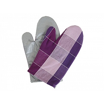 Kuhinjske rokavice z magnetom in teflonsko plastjo - Vijolično-roza