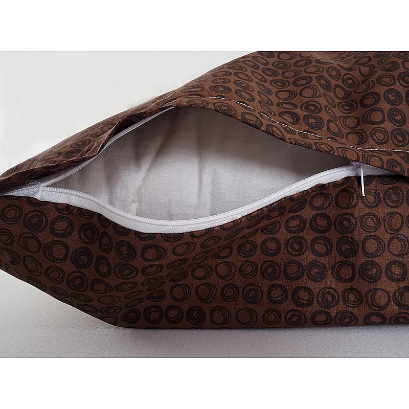 Bombažna krep prevleka za vzglavnik 40x40 - vzorec Santiago