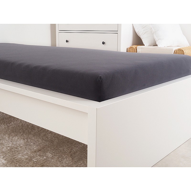 Jersey bombažna rjuha IDEAL - antracit Velikost: 160x200