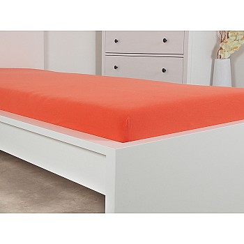 Jersey bombažna rjuha IDEAL - jagodna Velikost: 90x200