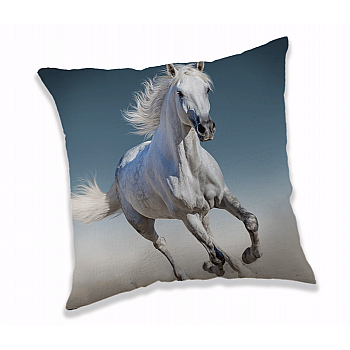 Licenčna okrasna blazina 40x40 - Beli konj