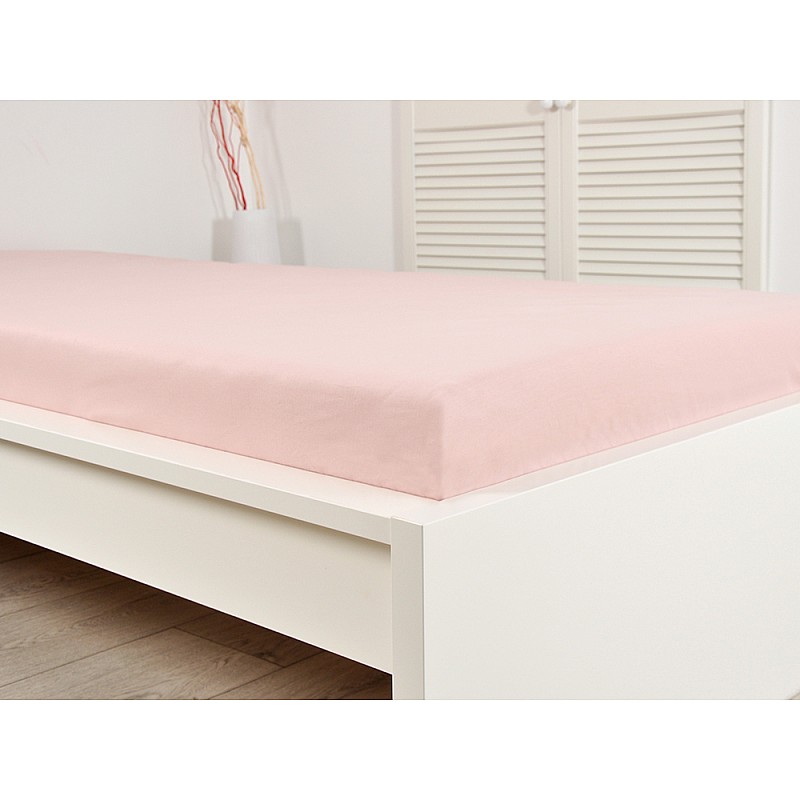 Frotirna otroška bombažna rjuha - staro roza Velikost: 70x140 cm