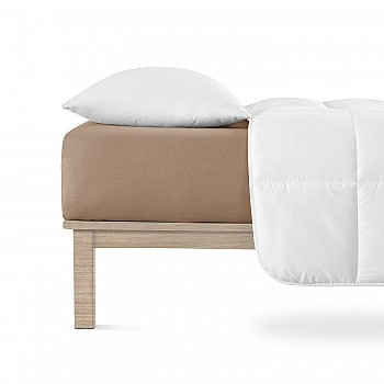 Jersey Lycra rjuha Andrea Simone boxspring - Taupe Grey (17-0808) Velikost: 160x200