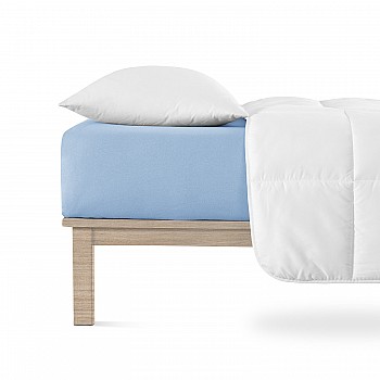 Jersey Lycra rjuha Andrea Simone boxspring - Blue (Della Robbia Blue 16-4020) Velikost: 200x220