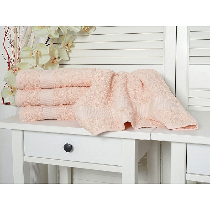 Bombažna frotirna brisača Adria 70x140 - Roza