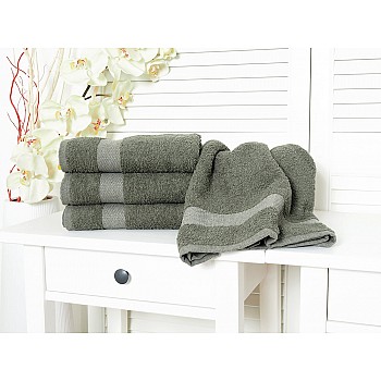 Bombažna frotirna brisača Adria 70x140 - Olivna