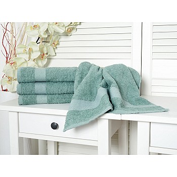 Bombažna frotirna brisača Adria 50x90 - Granitno zelena