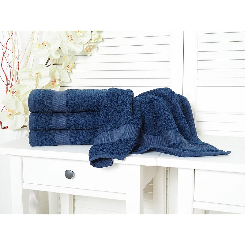 Bombažna frotirna brisača Adria 50x90 - Modra