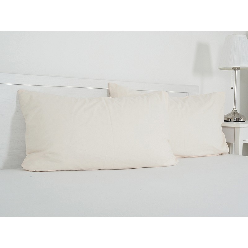 Prevleka za vzglavnik iz viskoze, bombaž, poplin 45x75 cm - pepelnato