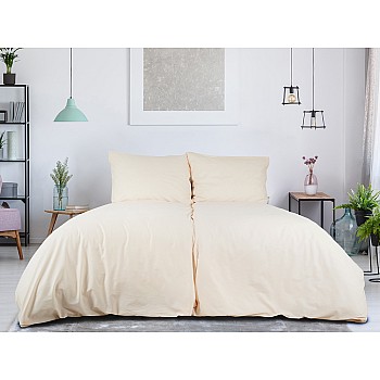 Posteljnina BOMBAŽ Enobarvno zapiranje z ZIDRO - jesen Velikost: 200x220 + 2x 70x90