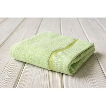 Bombažna frotirna brisača FLUFFY 70x140 - Svetlo zelena