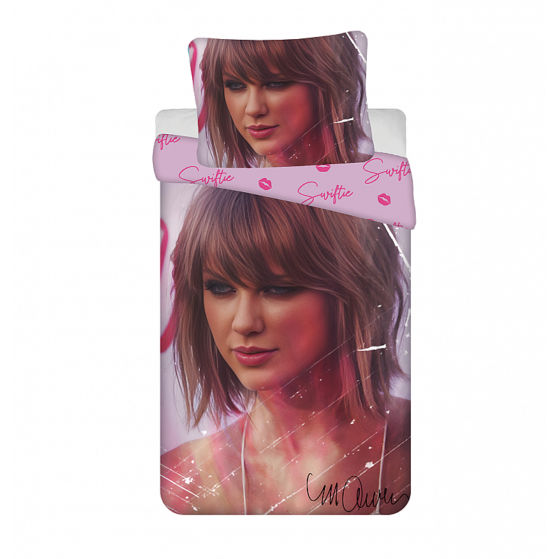 Otroška bombažna posteljnina 140x200 + 70x90 cm - Taylor Swift