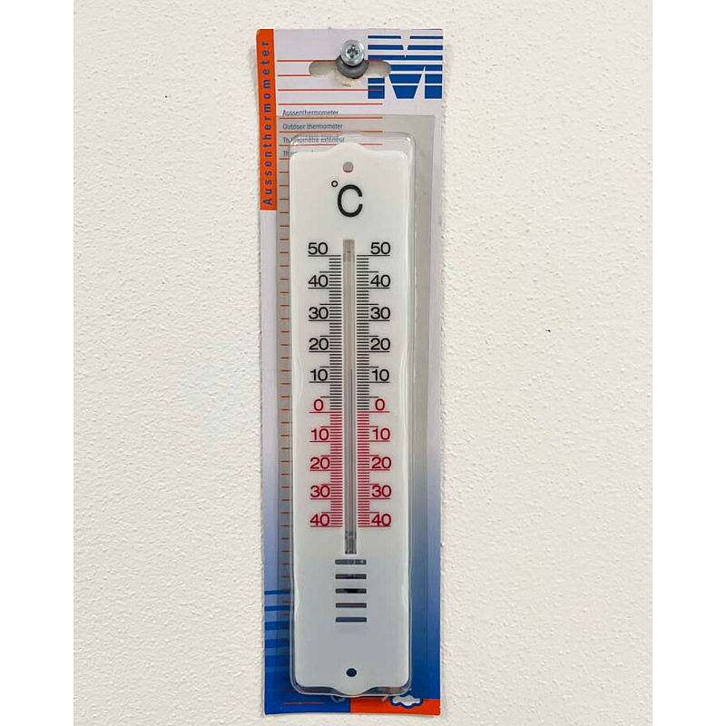 Termometer za hladilnico (zamrzovalnik), 205x45 mm - plastika, bela
