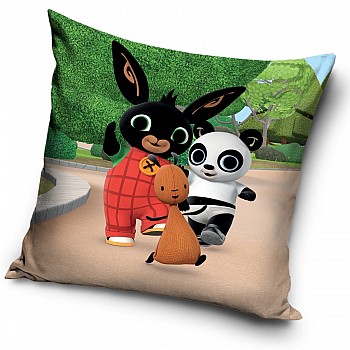 Blazina z licenco 40x40 - Zajček Bing se igra v parku