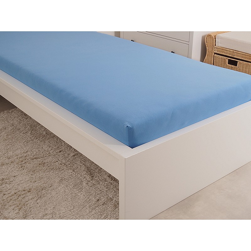 Otroška rjuha iz džerseja 60x120, 2. kakovost - modra