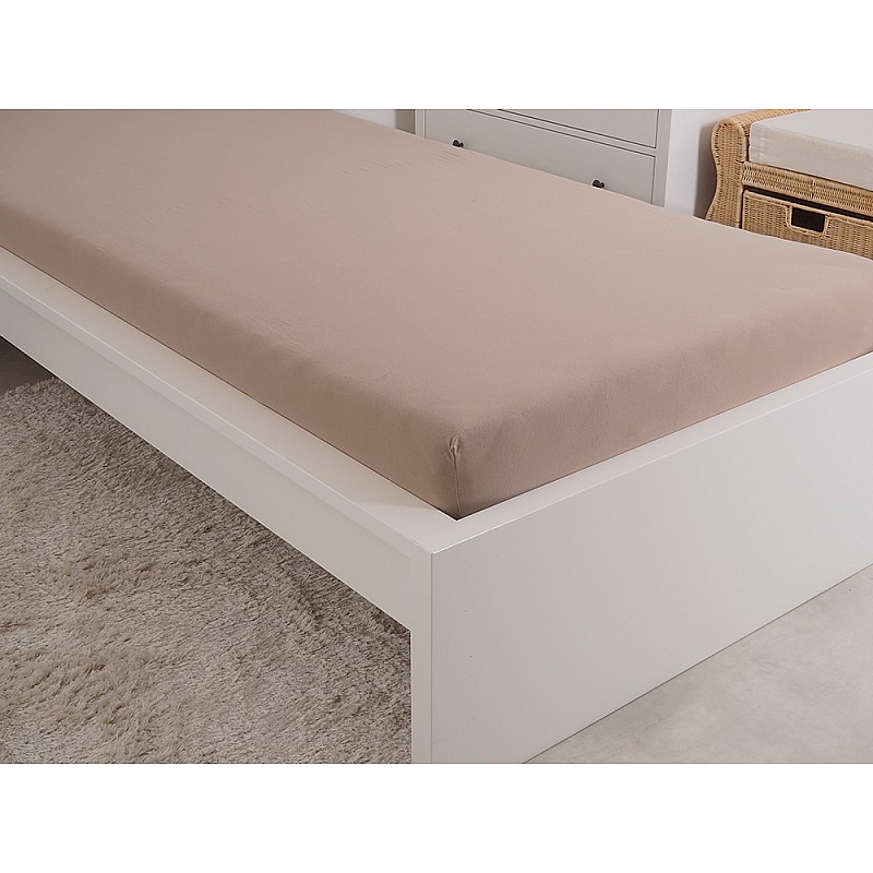 Otroška rjuha iz džerseja 60x120, 2. kakovost - oreh