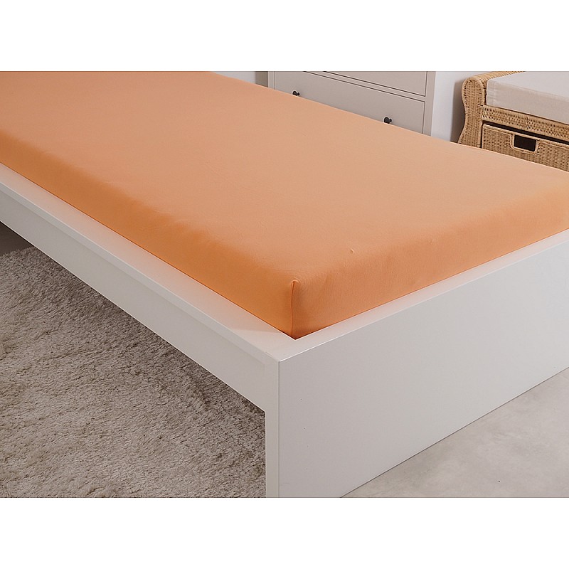 Otroška rjuha iz džerseja 60x120, 2. kakovost - lososova