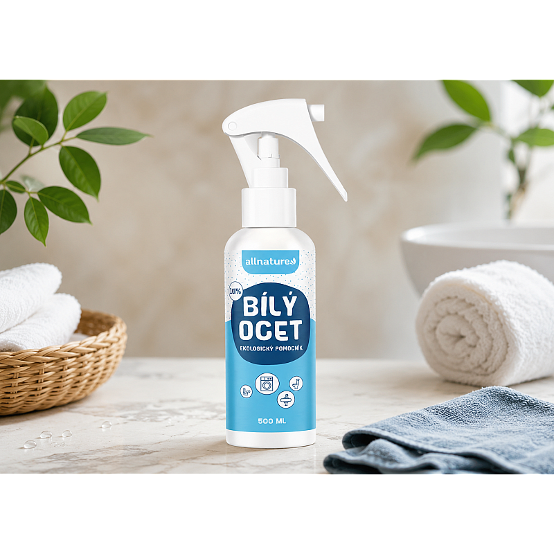 Allnature beli kis 10% - 500 ml v steklenički z razpršilom
