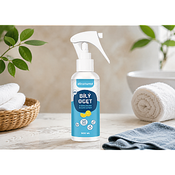 Allnature Beli kis 10% z vonjem limone - 500 ml v steklenički z razpršilom