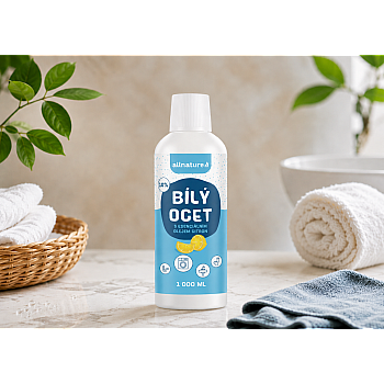 Allnature Beli kis 10 % z vonjem limone - polnilo Vsebina: 1000 ml