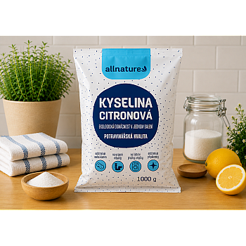 Allnature citronska kislina Teža: 1 kg
