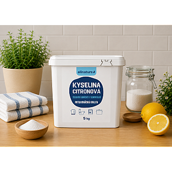 Allnature citronska kislina Teža: 5 kg